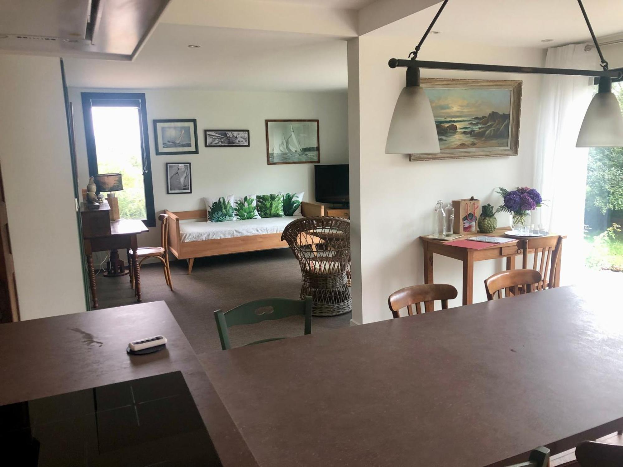 Villa Tidinghi, Plage De Rospico A Pied Nevez Bagian luar foto